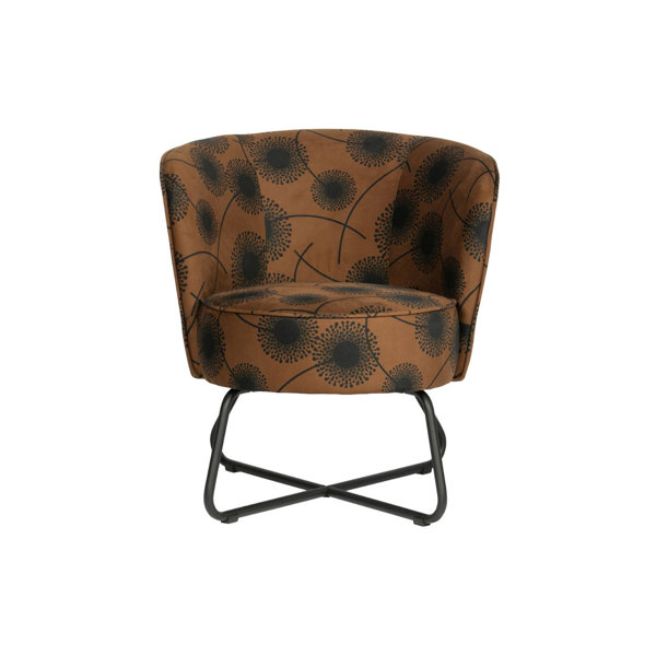 Luxury Furnitures 27" Wide Velvet Barrel Chair Wayfair